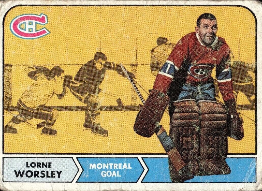 Lorne Worsley 1968 topps Topps