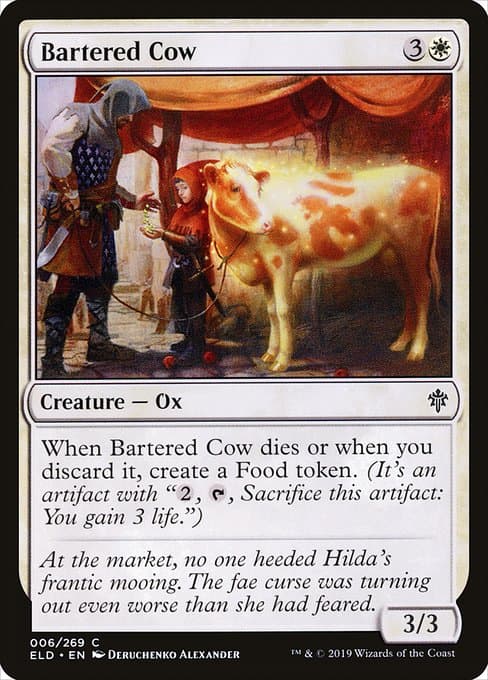 Bartered Cow 2019 Magic: The Gathering Throne of Eldraine