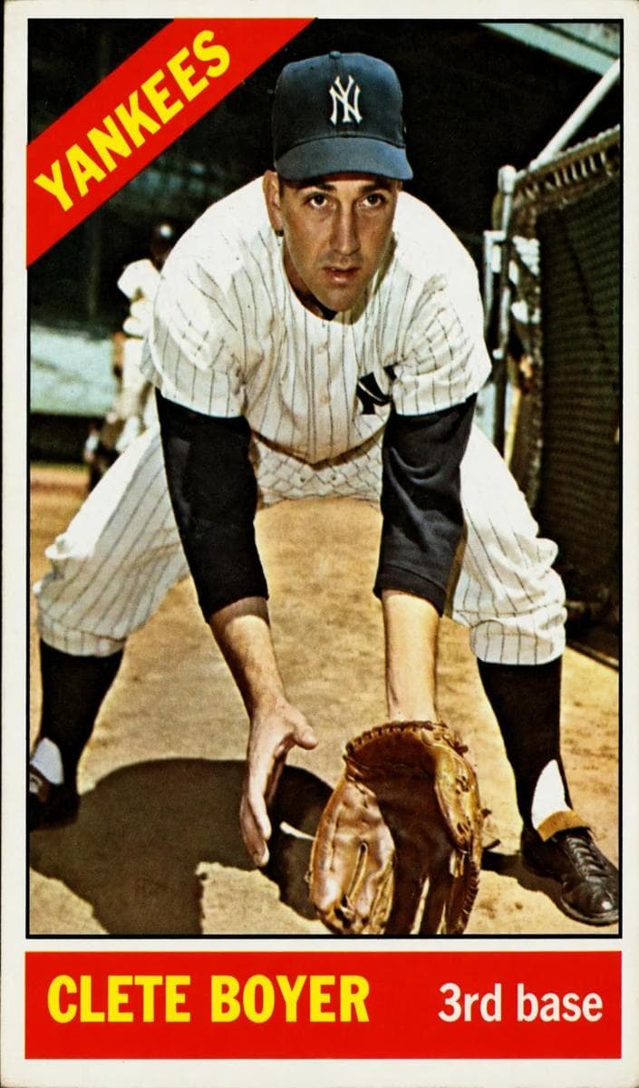 Clete Boyer 1966 topps O-Pee-Chee