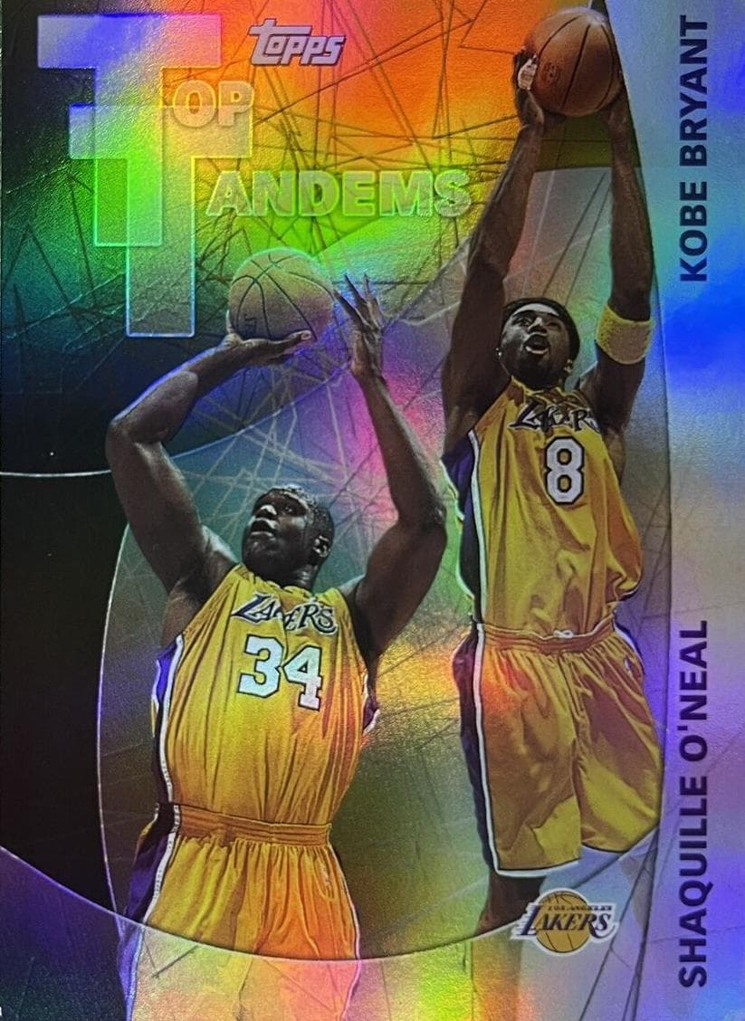 Shaquille O'Neal / Kobe Bryant 2002 topps