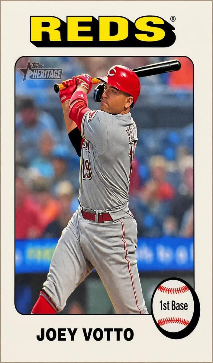 Joey Votto 2024 topps Topps Heritage