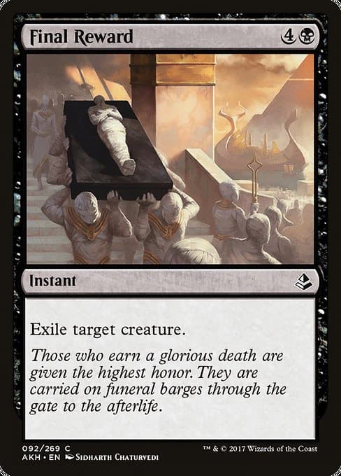Final Reward 2017 Magic: The Gathering Amonkhet