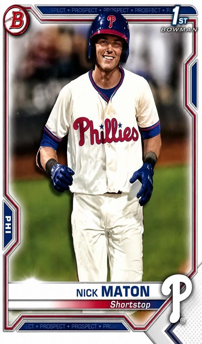 Nick Maton 2021 bowman Bowman