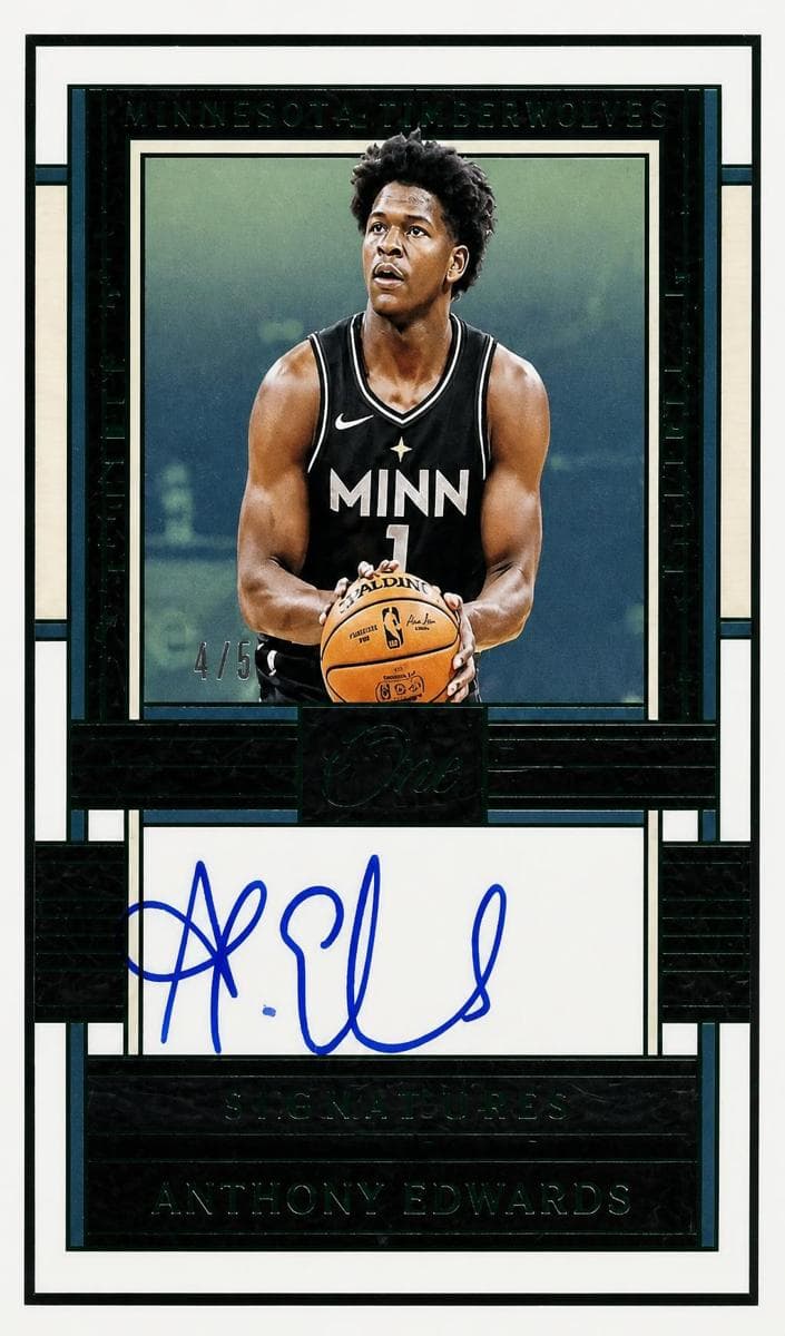 Anthony Edwards 2023 panini One And One