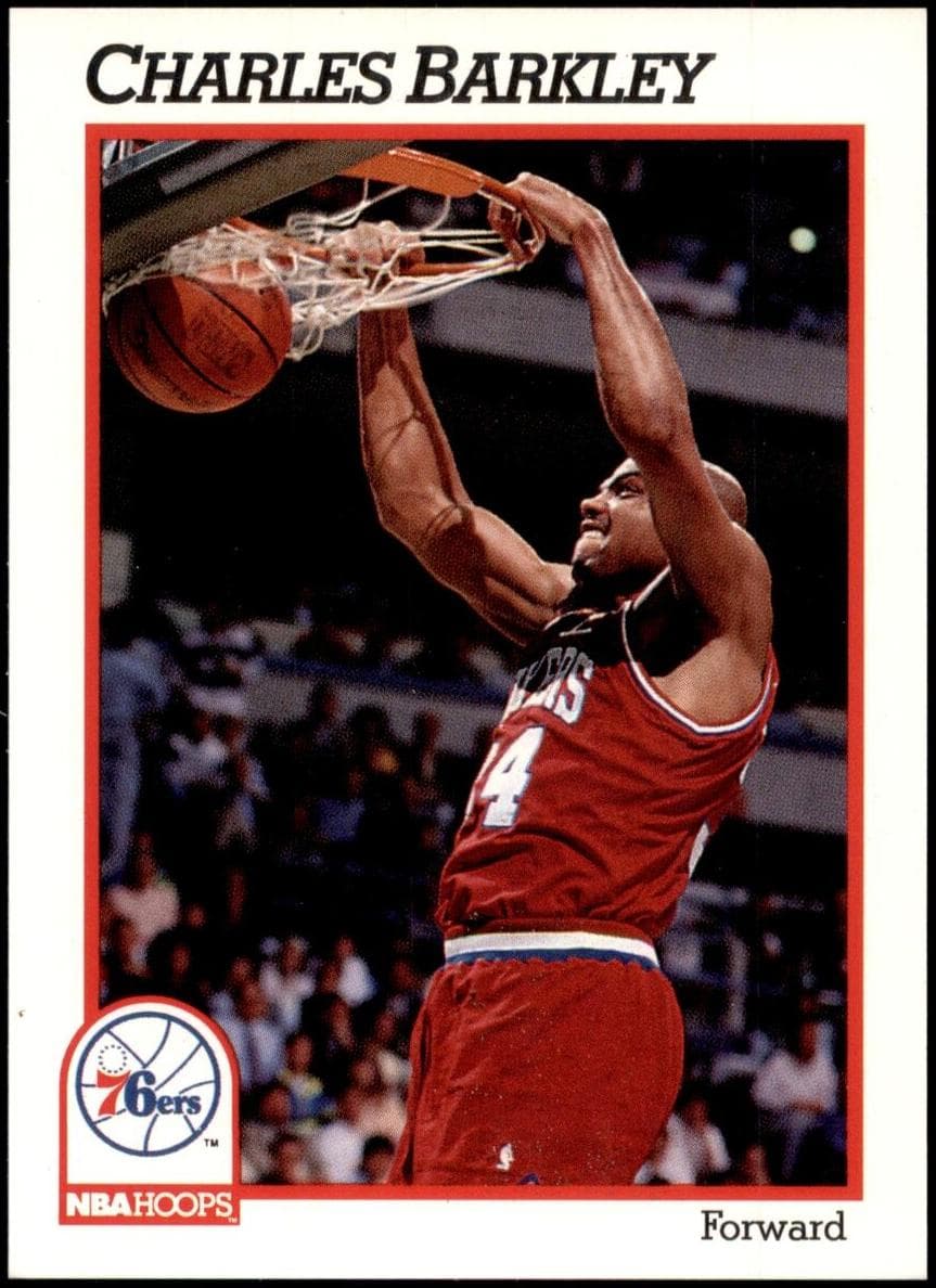 Charles Barkley 1991 panini Hoops