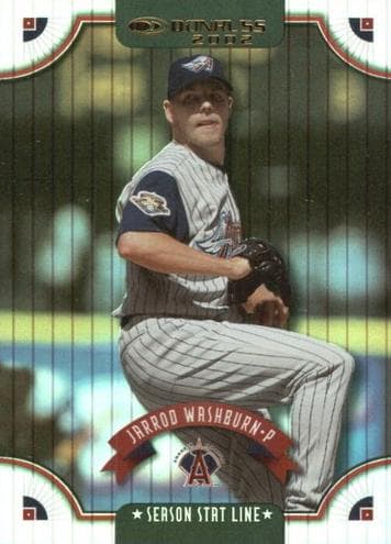 Jarrod Washburn 2002 panini Donruss