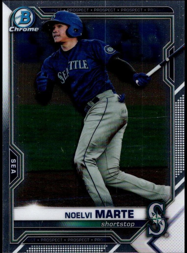 Noelvi Marte 2021 bowman Bowman Draft Sapphire Edition