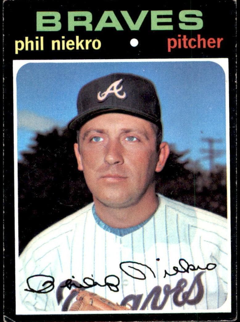 Phil Niekro 1971 topps Topps