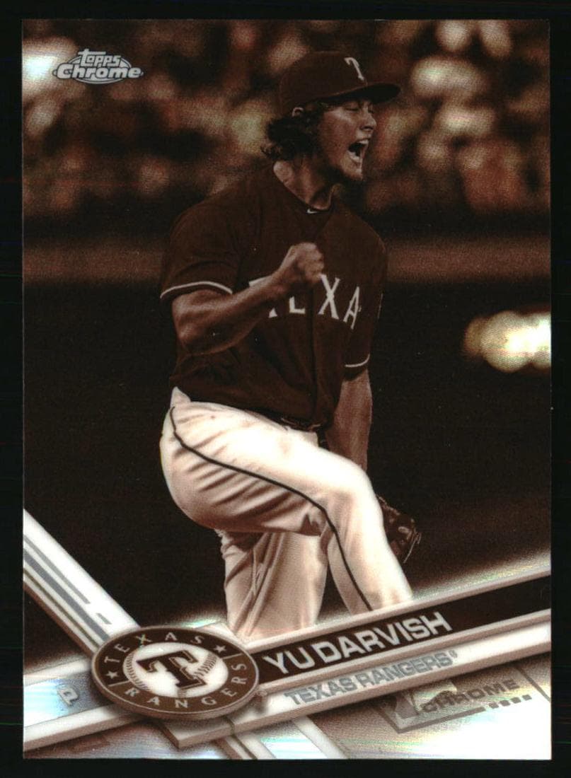 Yu Darvish 2017 topps Topps Chrome