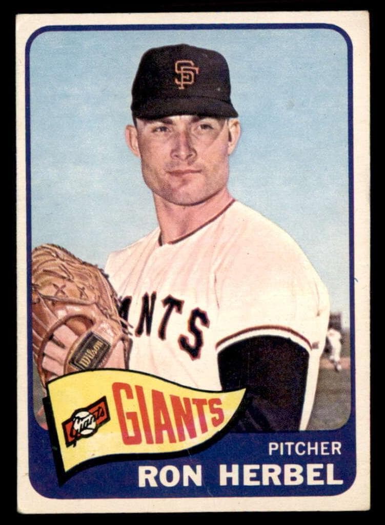Ron Herbel 1965 topps Topps