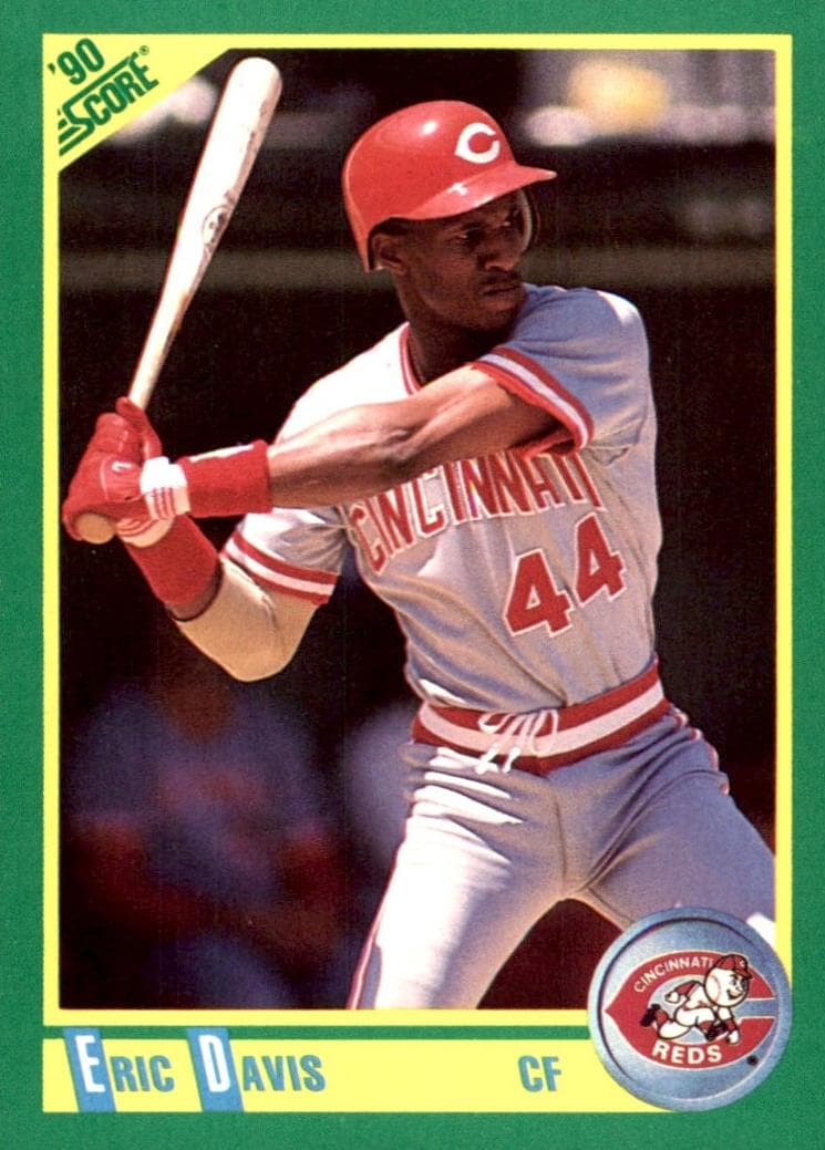 Eric Davis 1990 panini Score