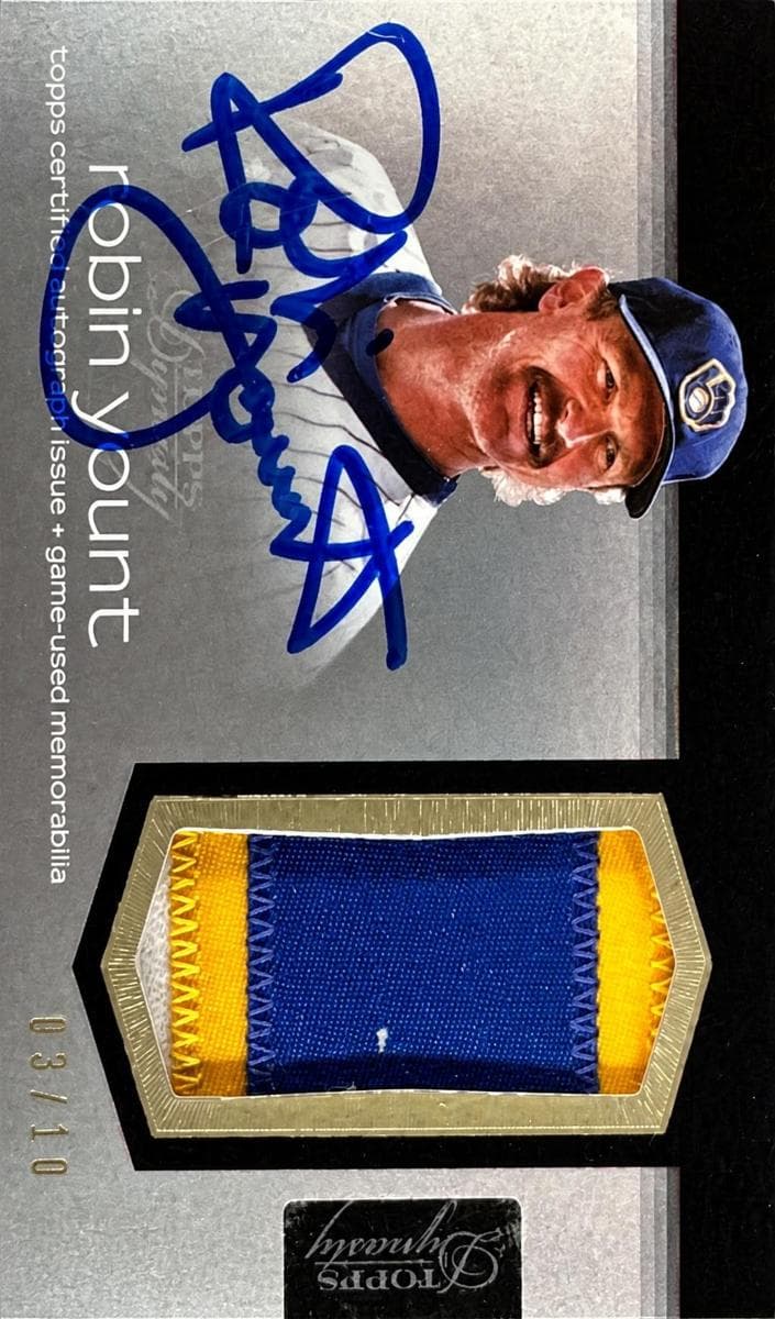 Robin Yount 2018 topps Topps Dynasty