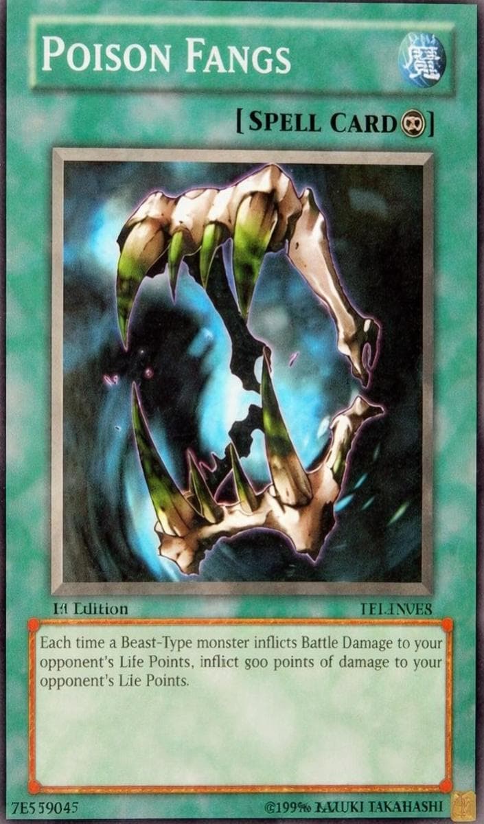 Poison Fangs 2005 Yu-Gi-Oh!