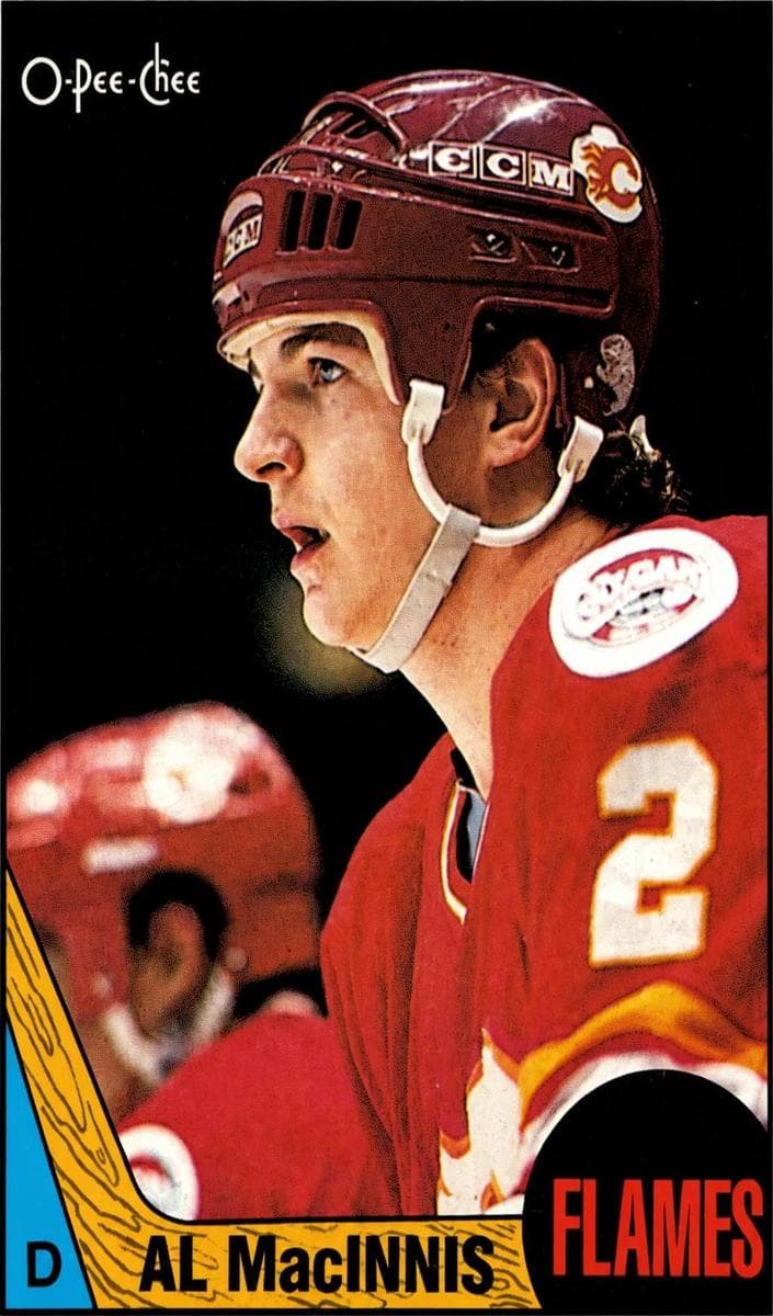 Al MacInnis 1987 topps O-Pee-Chee