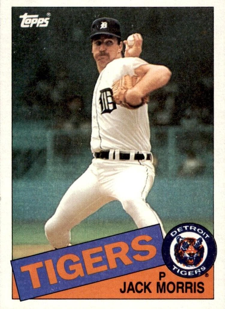 Jack Morris 1985 topps Topps