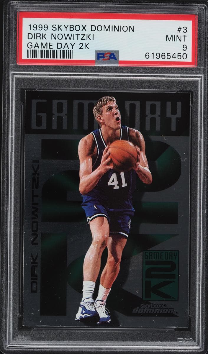 Dirk Nowitzki 1999 skybox Dominion