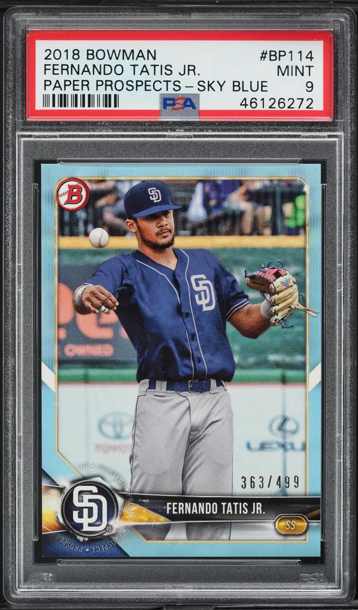 Fernando Tatis Jr. 2018 bowman
