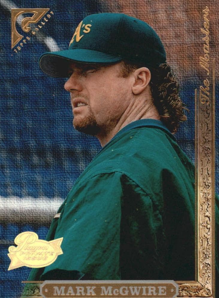 Mark McGwire 1996 topps Topps Gallery