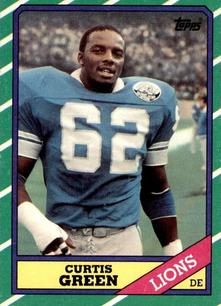 Curtis Green trading card