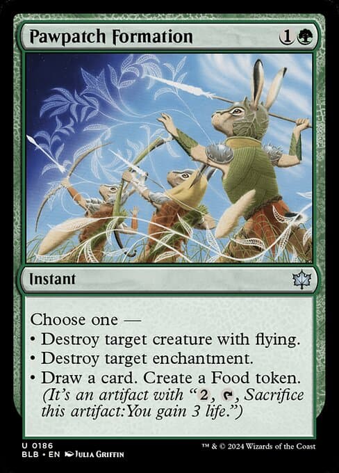 Pawpatch Formation 2024 Magic: The Gathering Bloomburrow