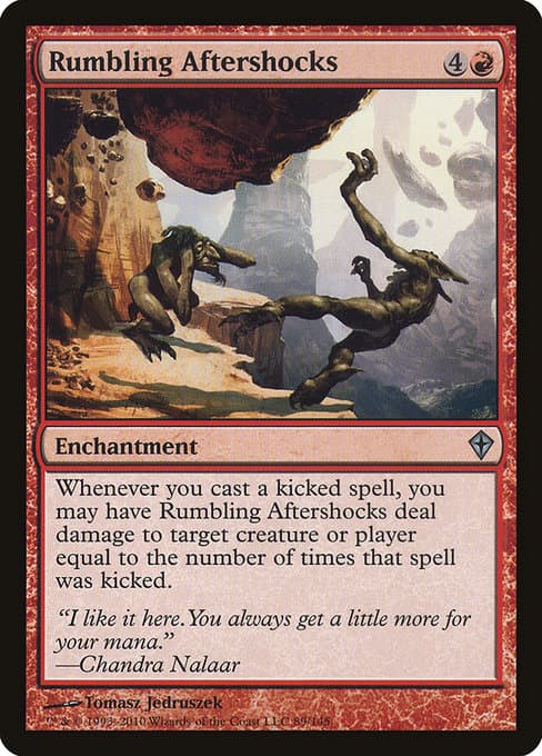 Rumbling Aftershocks 2010 Magic: The Gathering