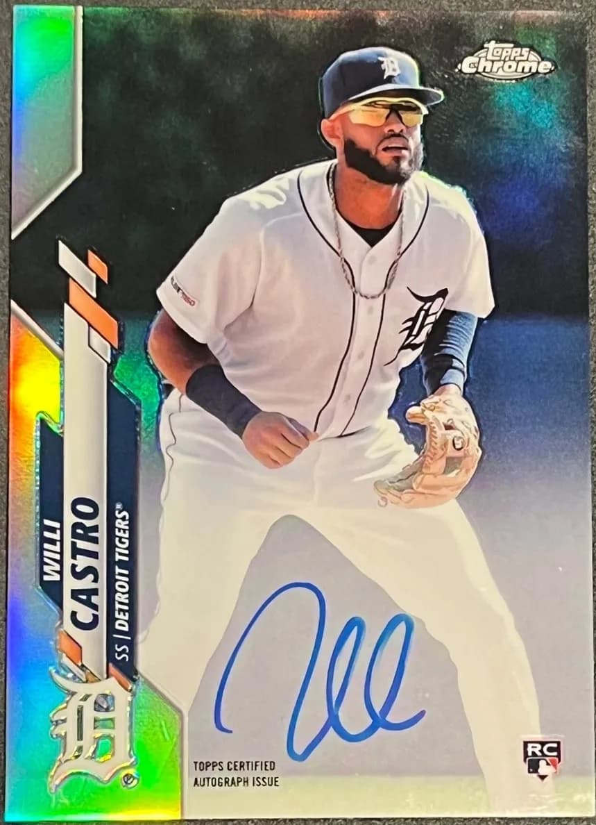 Willi Castro 2020 topps Topps Chrome