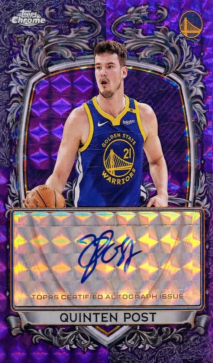 Quinten Post 2025 topps Topps Chrome