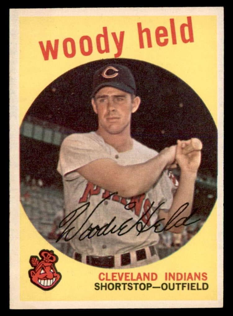 Woodie Held 1959 topps Topps