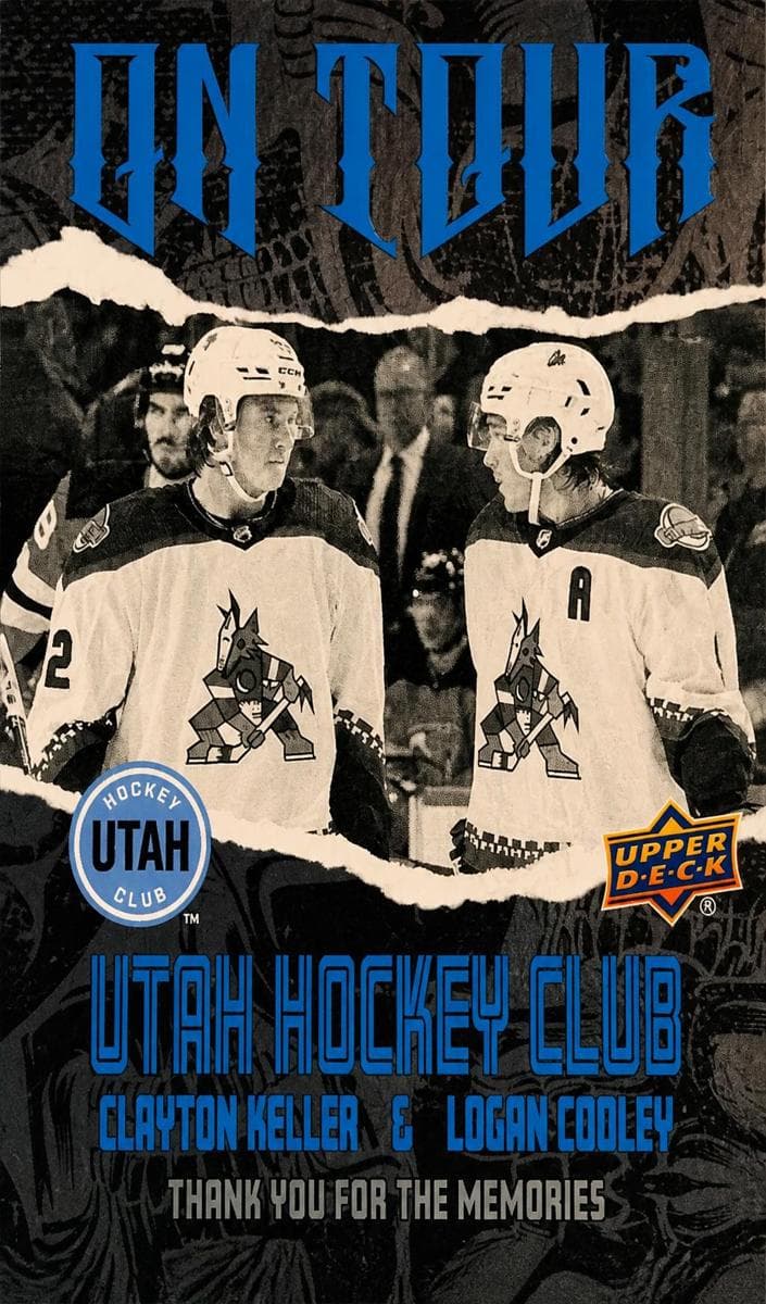 Clayton Keller / Logan Cooley trading card