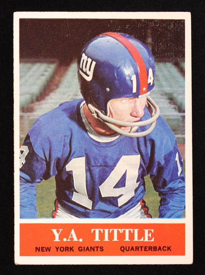 Y.A. Tittle 1964 unknown Philadelphia