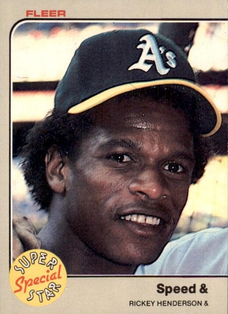 Speed & Power (Rickey Henderson) trading card