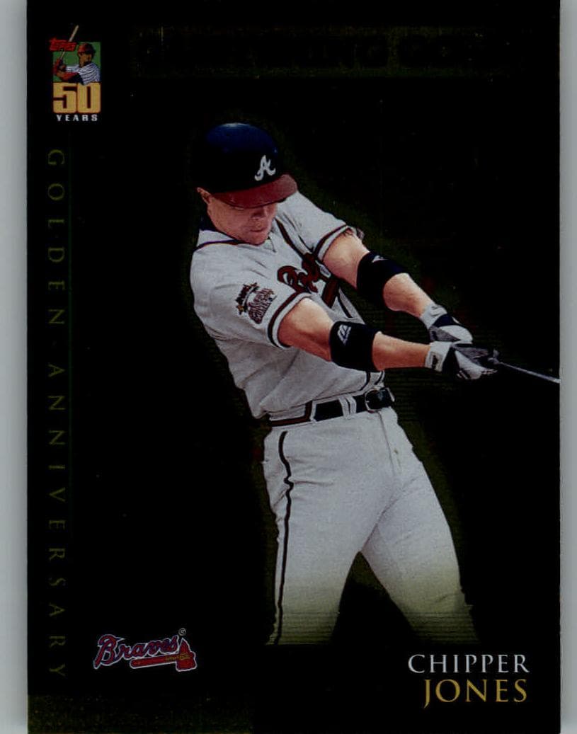 Chipper Jones 2001 topps Topps Chrome