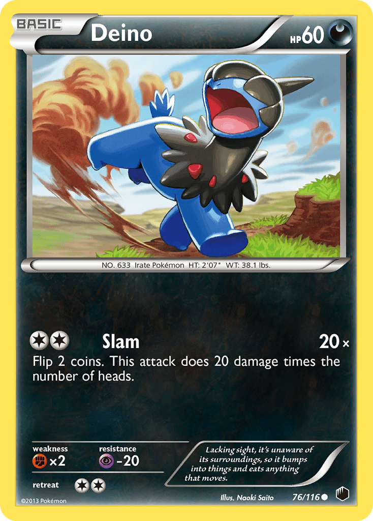 Deino 2013 Pokemon Plasma Freeze