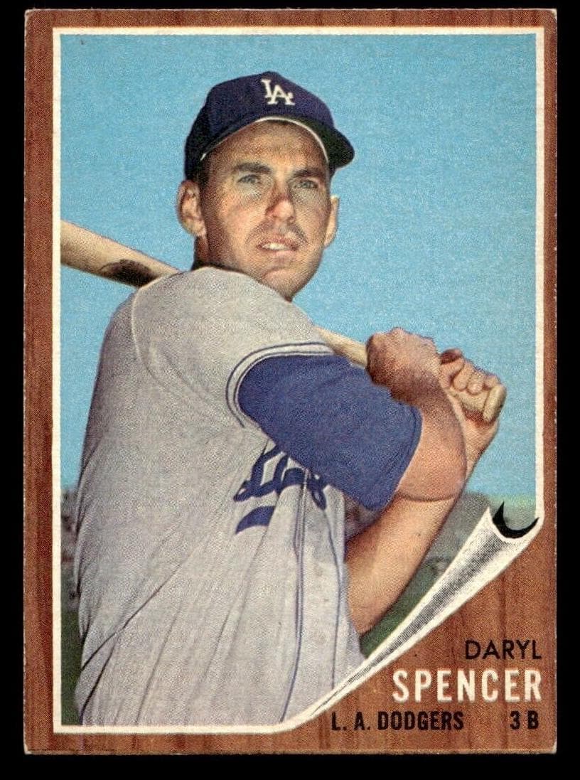 Daryl Spencer 1962 topps Topps