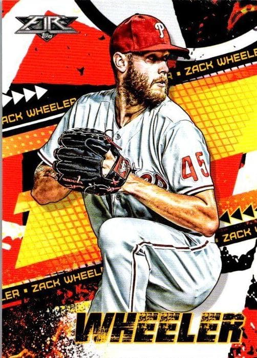 Zack Wheeler 2022 topps Topps Fire