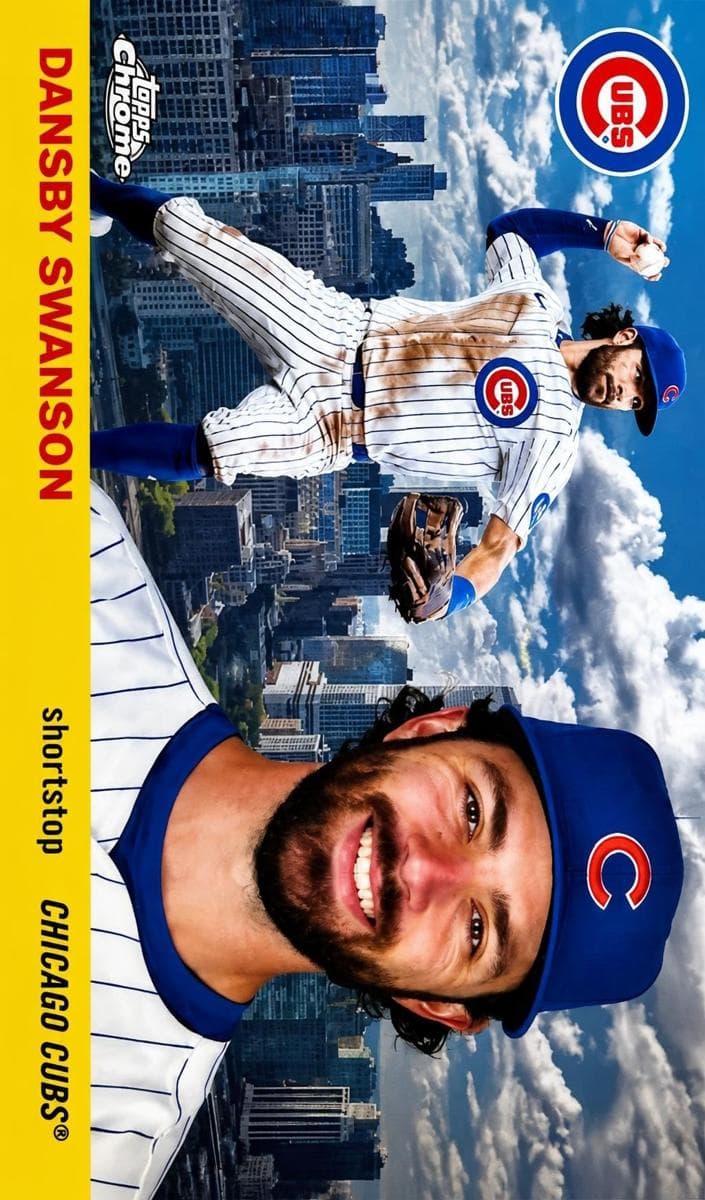 Dansby Swanson 2025 topps Topps Chrome Platinum