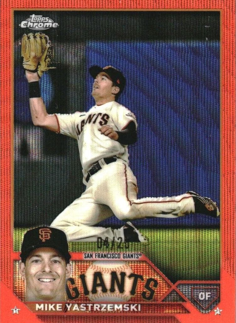 Mike Yastrzemski 2023 topps Topps Chrome