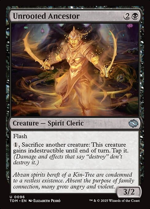 Unrooted Ancestor 2025 Magic: The Gathering Tarkir: Dragonstorm