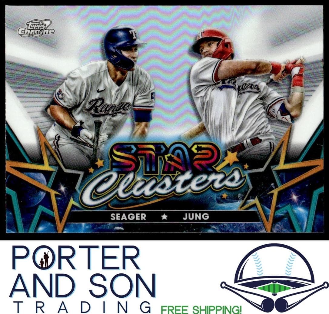 Josh Jung / Corey Seager trading card