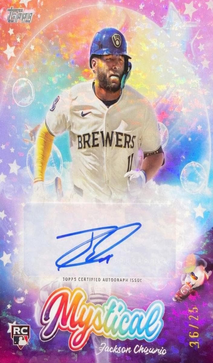 Jackson Chourio 2024 topps Topps Update