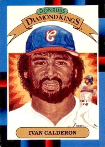 Ivan Calderon 1988 panini Donruss