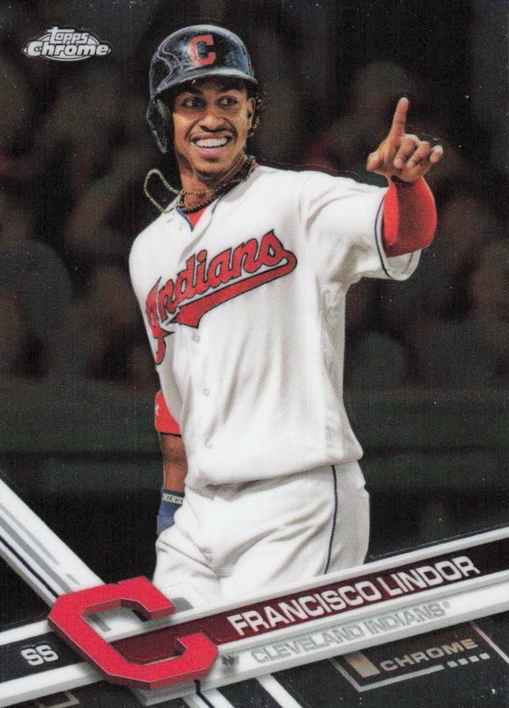 Francisco Lindor 2017 topps Topps Chrome