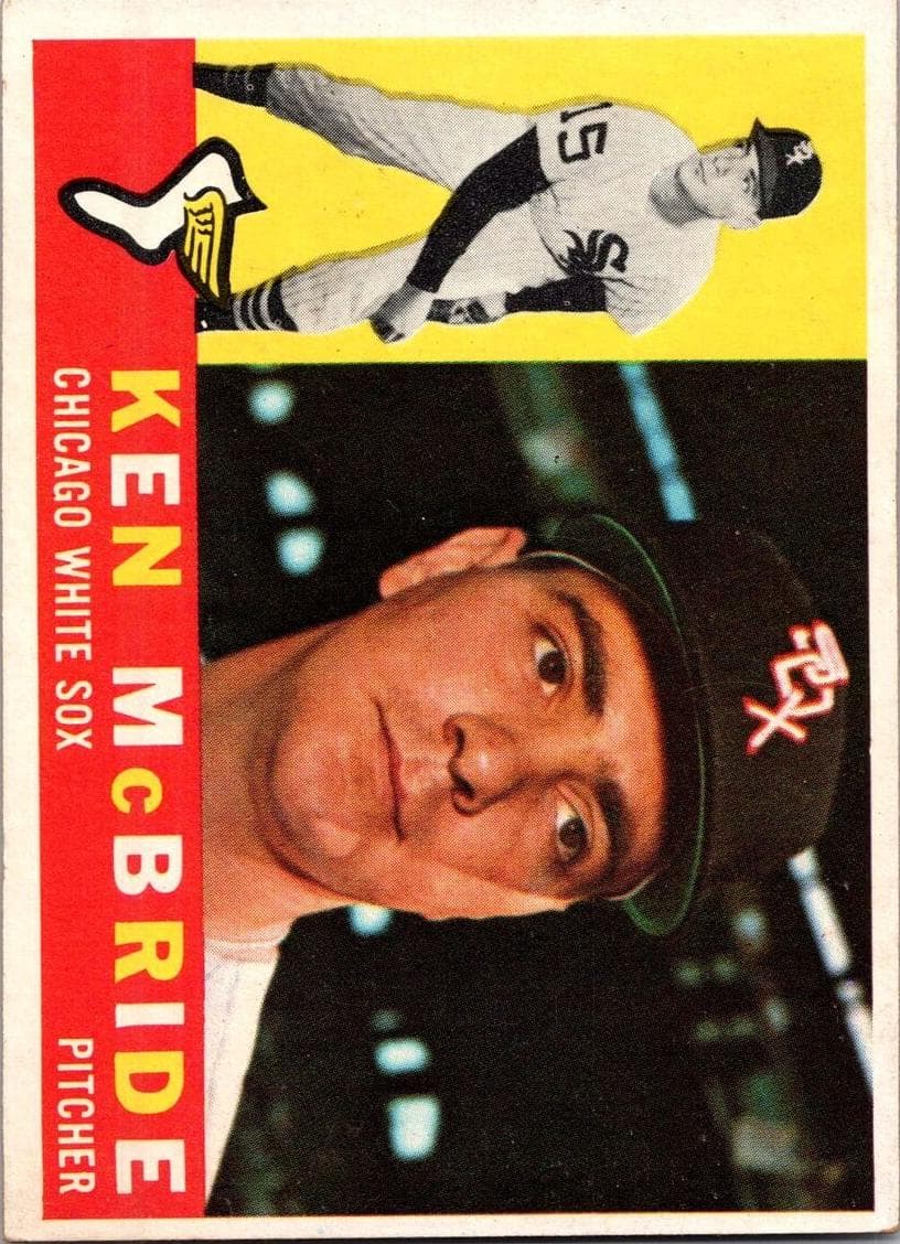 Ken McBride 1960 topps Topps