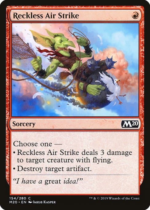 Reckless Air Strike 2019 Magic: The Gathering Core Set 2020