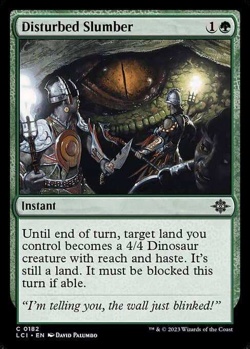 Disturbed Slumber 2023 Magic: The Gathering Lost Caverns of Ixalan