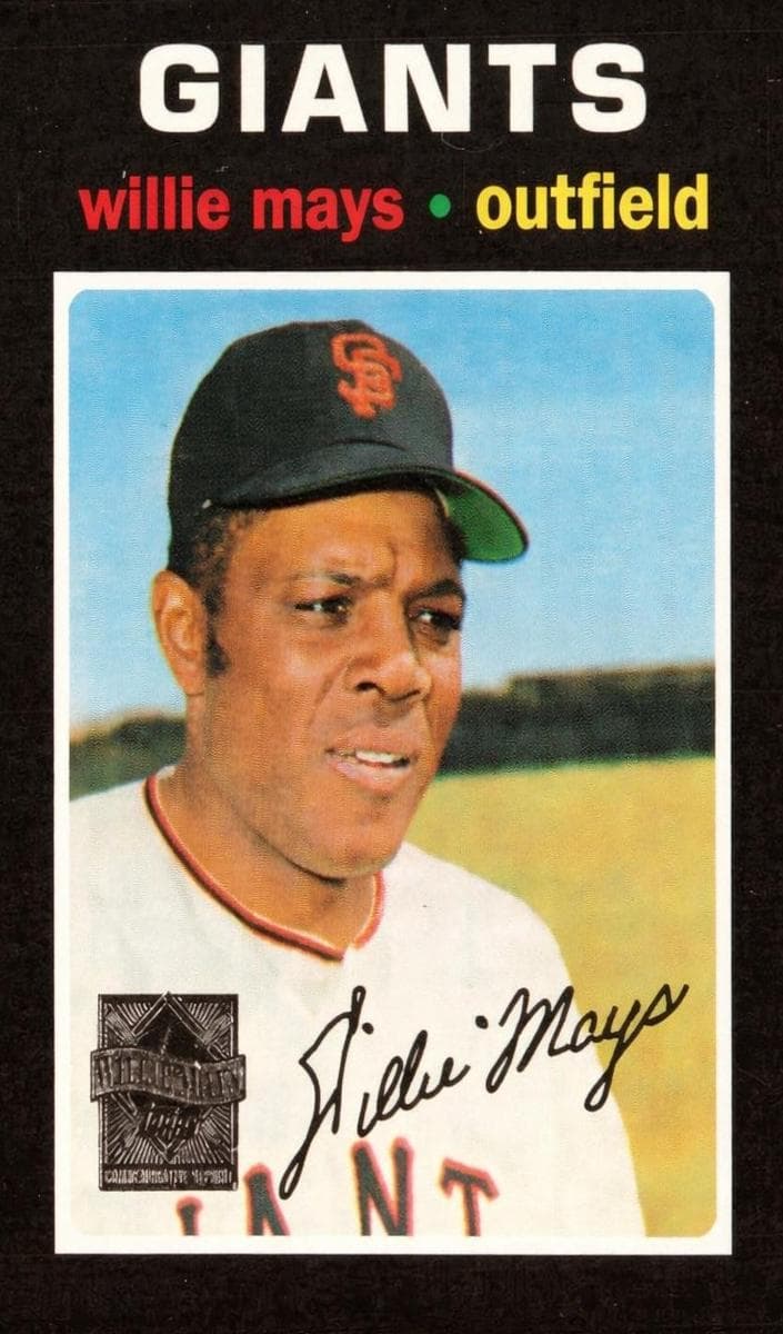 Willie Mays 1997 topps Topps