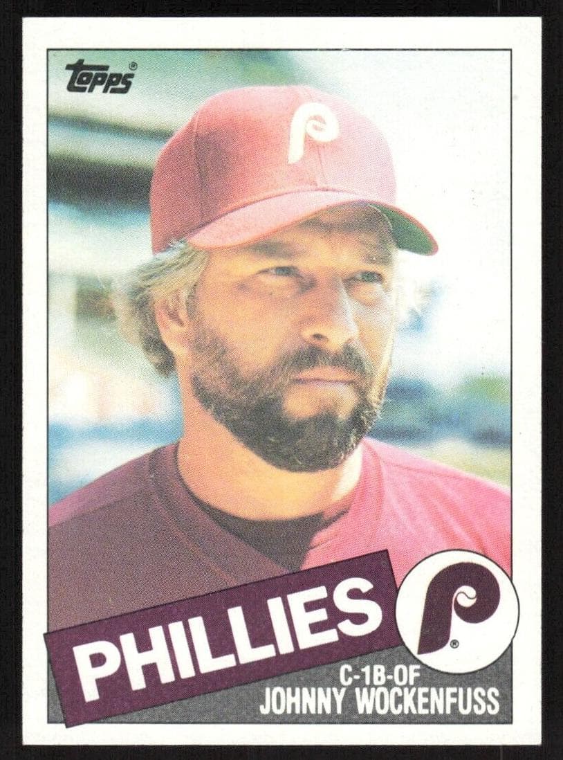 Johnny Wockenfuss trading card