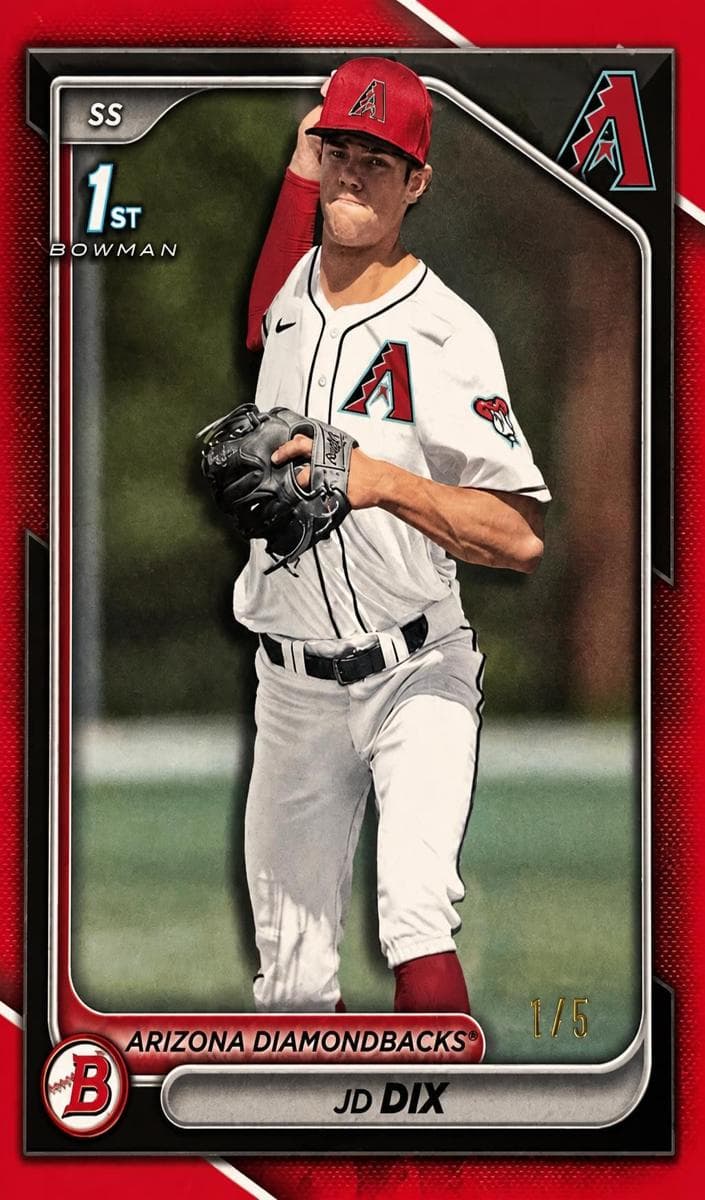 JD Dix 2024 bowman Bowman Draft