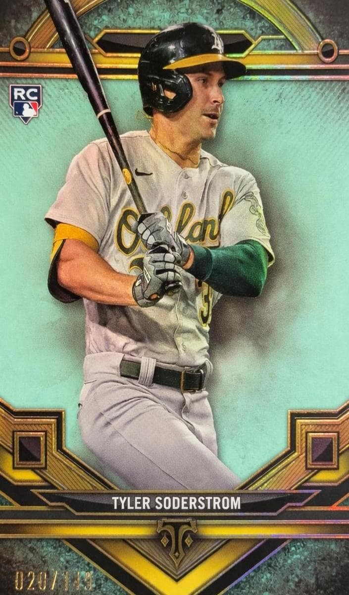 Tyler Soderstrom 2024 topps Topps Triple Threads