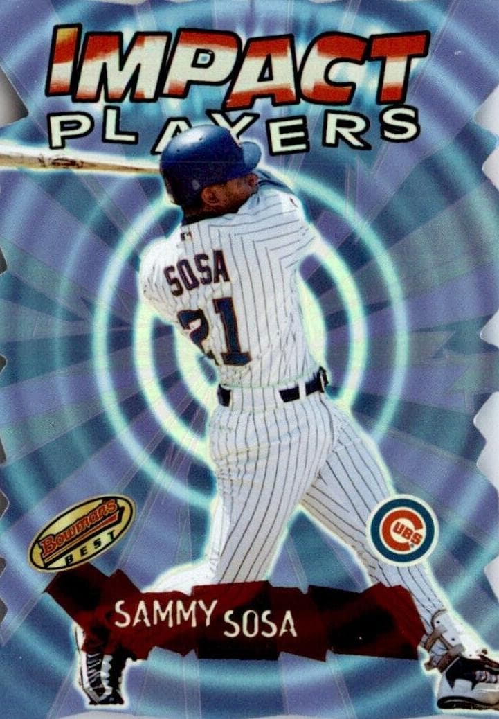Sammy Sosa 2001 bowman Bowman's Best